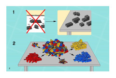 LEGO 8631 instructions page 2 – build guide