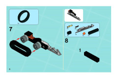 LEGO 8631 instructions page 6 – build guide