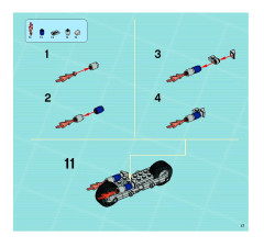 LEGO 8632 instructions page 17 – build guide