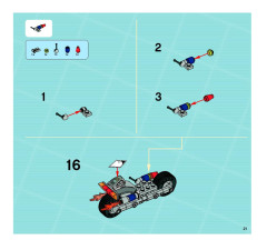 LEGO 8632 instructions page 21 – build guide