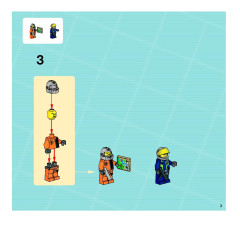 LEGO 8632 instructions page 3 – build guide