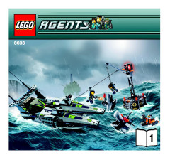 LEGO 8633 instructions page 1 – build guide