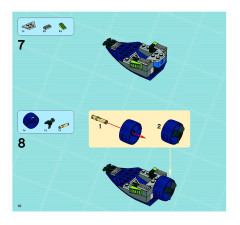 LEGO 8633 instructions page 10 – build guide