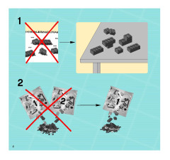 LEGO 8633 instructions page 2 – build guide