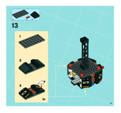 LEGO 8633 instructions page 23 – build guide