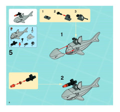 LEGO 8633 instructions page 6 – build guide