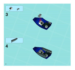 LEGO 8633 instructions page 8 – build guide