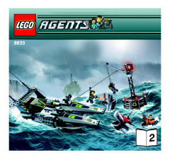 LEGO 8633 instructions page 1 – build guide