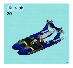LEGO 8633 instructions page 21 – build guide