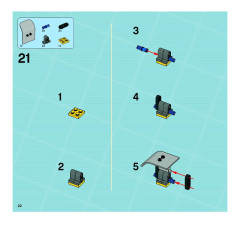 LEGO 8633 instructions page 22 – build guide