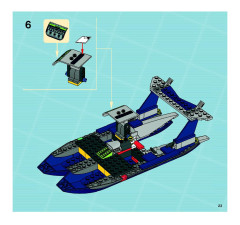 LEGO 8633 instructions page 23 – build guide