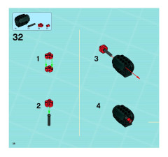 LEGO 8633 instructions page 38 – build guide