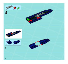 LEGO 8633 instructions page 4 – build guide