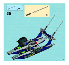 LEGO 8633 instructions page 43 – build guide