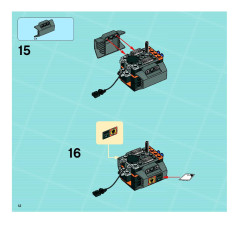 LEGO 8634 instructions page 12 – build guide