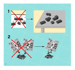 LEGO 8634 instructions page 2 – build guide