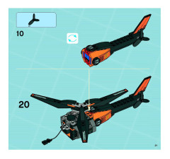 LEGO 8634 instructions page 21 – build guide