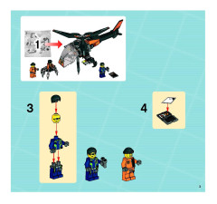LEGO 8634 instructions page 3 – build guide