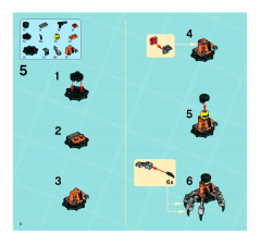 LEGO 8634 instructions page 4 – build guide