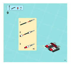 LEGO 8634 instructions page 57 – build guide