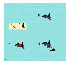 LEGO 8634 instructions page 64 – build guide