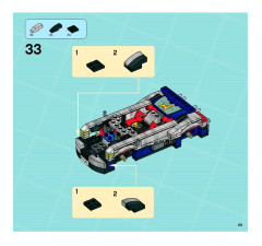LEGO 8634 instructions page 69 – build guide