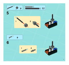 LEGO 8634 instructions page 7 – build guide