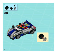 LEGO 8634 instructions page 74 – build guide