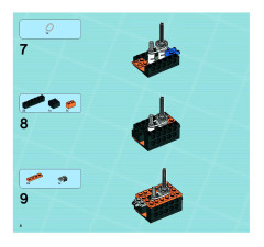 LEGO 8634 instructions page 8 – build guide