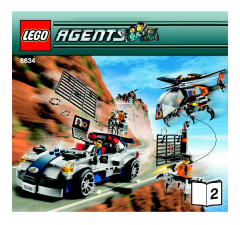 LEGO 8634 instructions page 1 – build guide