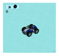 LEGO 8635 instructions page 21 – build guide