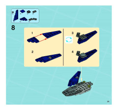 LEGO 8635 instructions page 25 – build guide