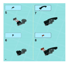 LEGO 8635 instructions page 38 – build guide