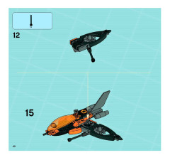 LEGO 8635 instructions page 40 – build guide