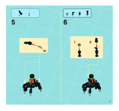 LEGO 8635 instructions page 5 – build guide