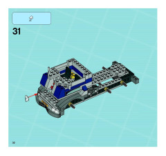 LEGO 8635 instructions page 31 – build guide
