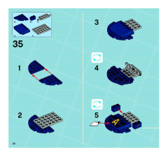 LEGO 8635 instructions page 37 – build guide