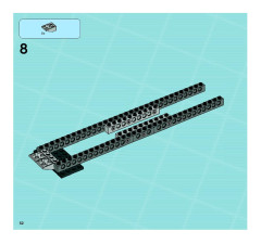 LEGO 8635 instructions page 52 – build guide