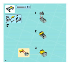 LEGO 8635 instructions page 62 – build guide