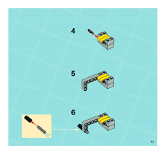 LEGO 8635 instructions page 63 – build guide