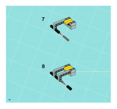 LEGO 8635 instructions page 64 – build guide