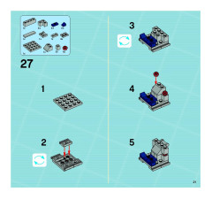 LEGO 8635 instructions page 21 – build guide