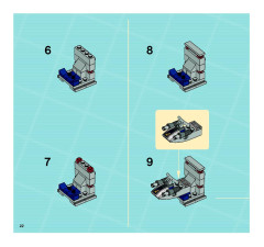 LEGO 8635 instructions page 22 – build guide