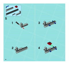 LEGO 8635 instructions page 26 – build guide