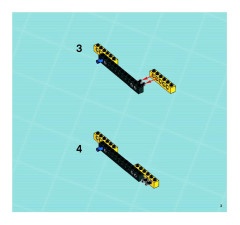 LEGO 8635 instructions page 3 – build guide