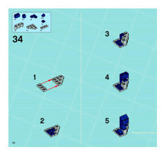 LEGO 8635 instructions page 44 – build guide