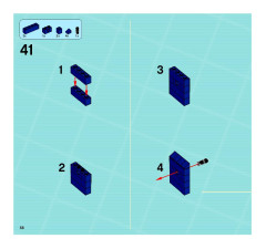 LEGO 8635 instructions page 56 – build guide
