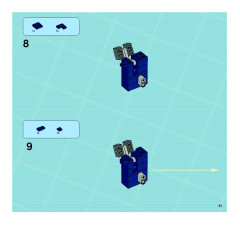 LEGO 8635 instructions page 61 – build guide