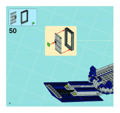 LEGO 8635 instructions page 74 – build guide