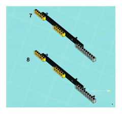 LEGO 8635 instructions page 9 – build guide
